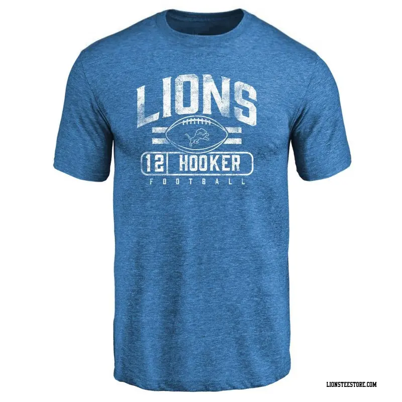 Hendon Hooker Detroit Lions Women's Name & Number Logo Slim Fit Long Sleeve  T-Shirt - Ash